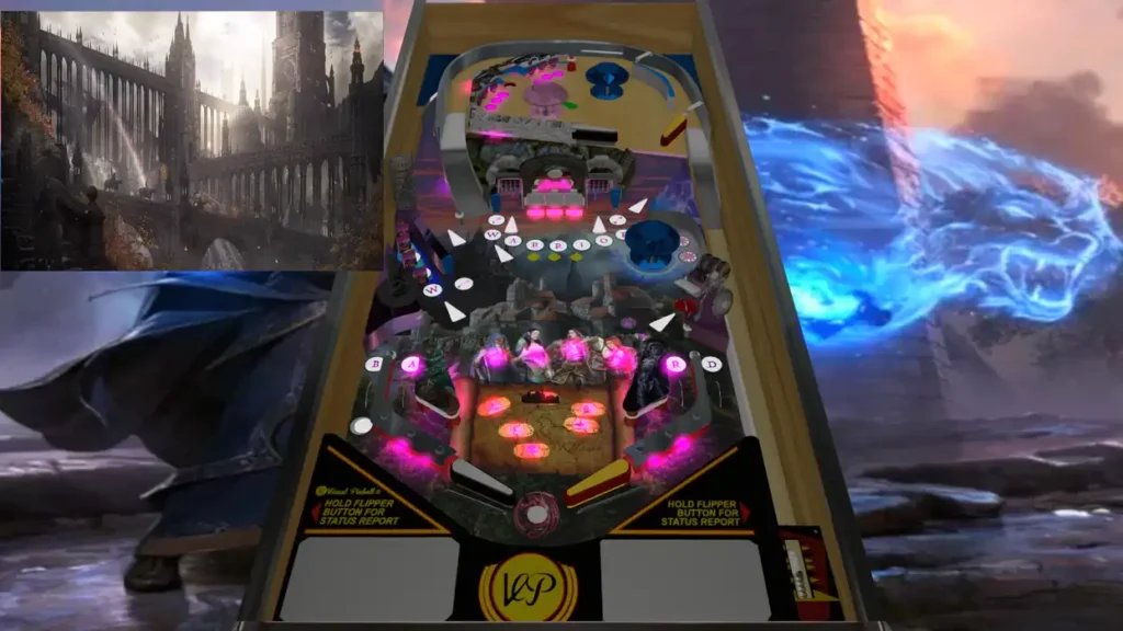Trials of Kaladon virtual pinball table