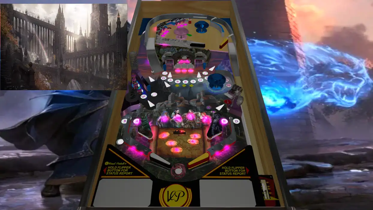 Trials of Kaladon virtual pinball table