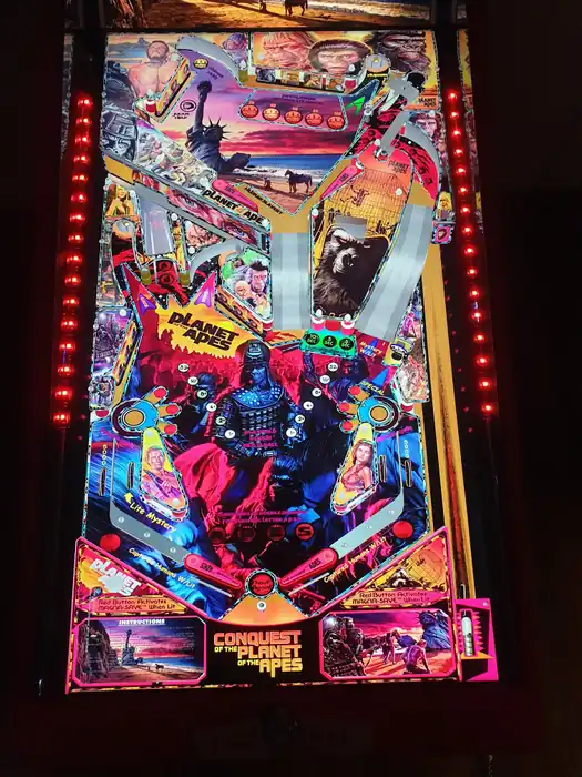 Planet of the Apes virtual pinball table