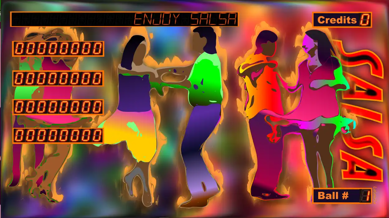 Salsa virtual pinball table