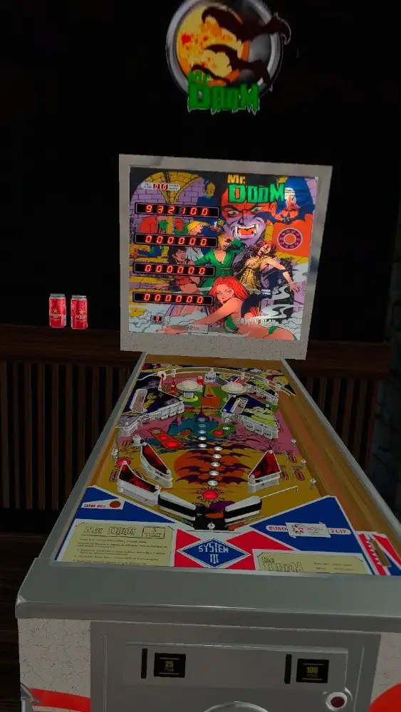 Mr. Doom virtual pinball table