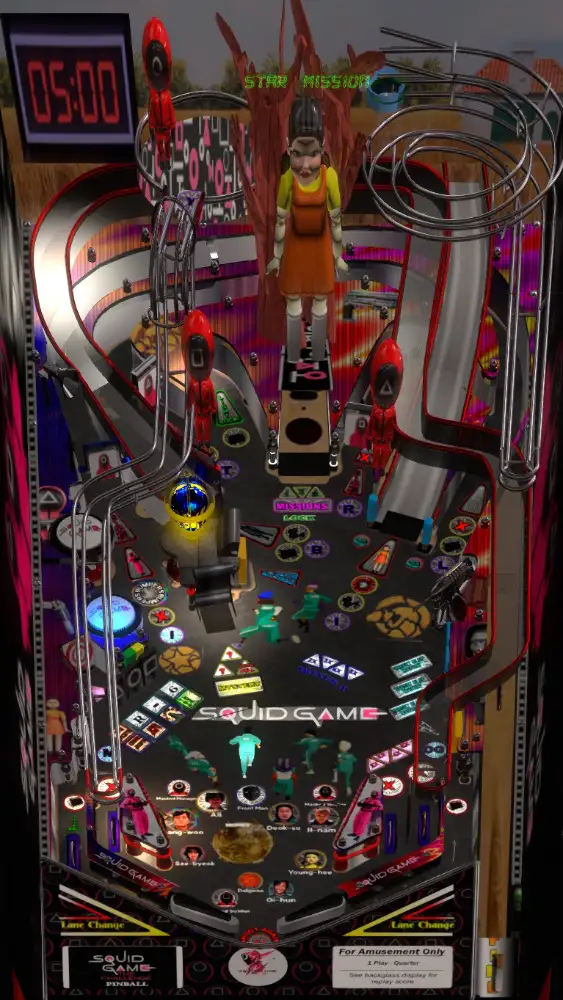 Squid Game virtual pinball table