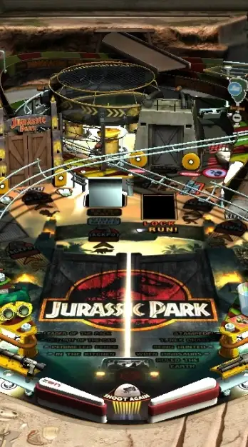 Jurassic Park Pinball virtual pinball table