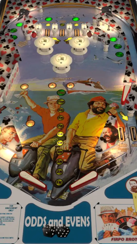 Odds &amp; Evens – Bud Spencer &amp; Terence Hill virtual pinball table