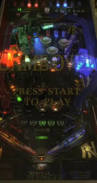 Unreal Tournament 99 Capture the Flag virtual pinball table