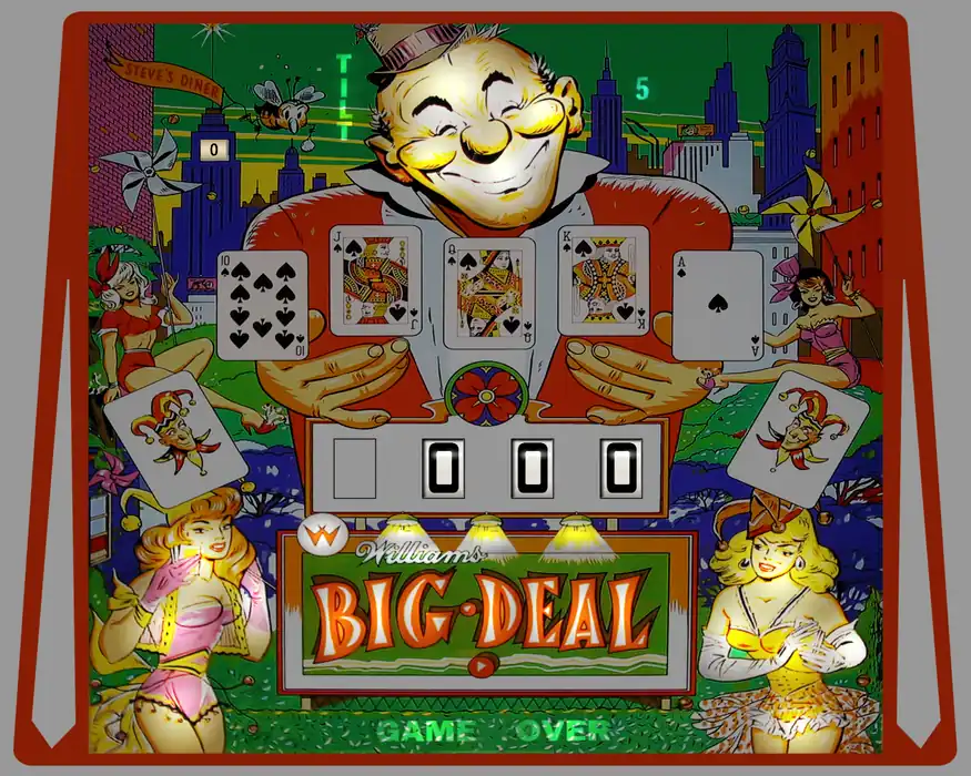 Big Deal virtual pinball table