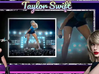 Taylor Swift virtual pinball table