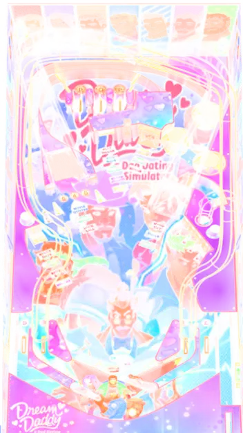 Dream Daddy – The Dad Dating Simulator virtual pinball table