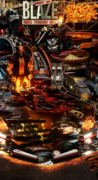 Ghost Rider virtual pinball table