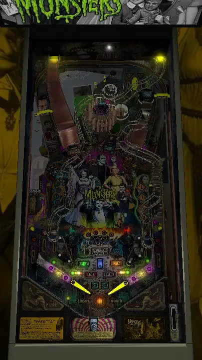 The Munsters virtual pinball table