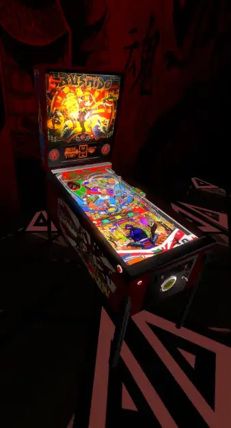 Bushido virtual pinball table