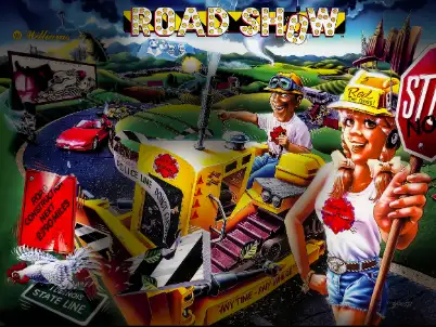 Red &amp; Ted’s Road Show virtual pinball table