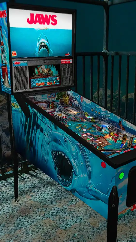 Jaws virtual pinball table