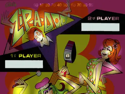 Zip-A-Doo virtual pinball table