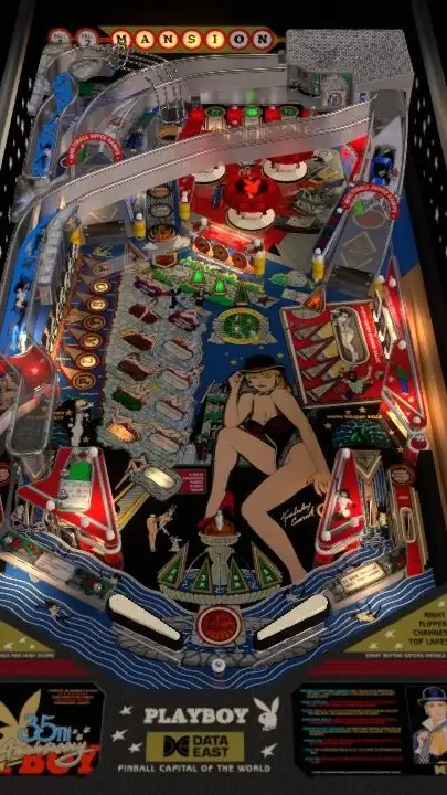 Playboy 35th Anniversary virtual pinball table