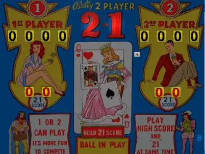 2 in 1 virtual pinball table