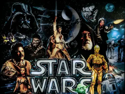Star Wars virtual pinball table