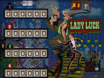 Lady Luck virtual pinball table