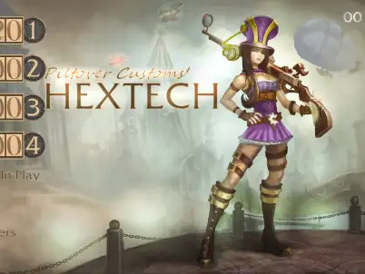 Hextech virtual pinball table