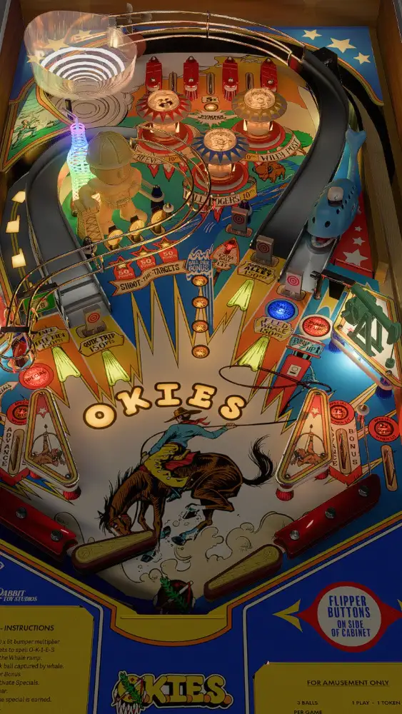 Tornado Rally virtual pinball table