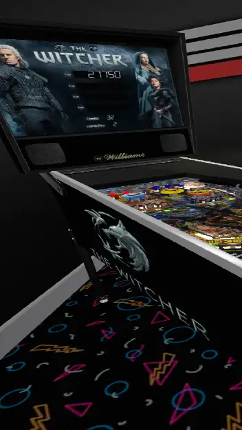 The Witcher virtual pinball table