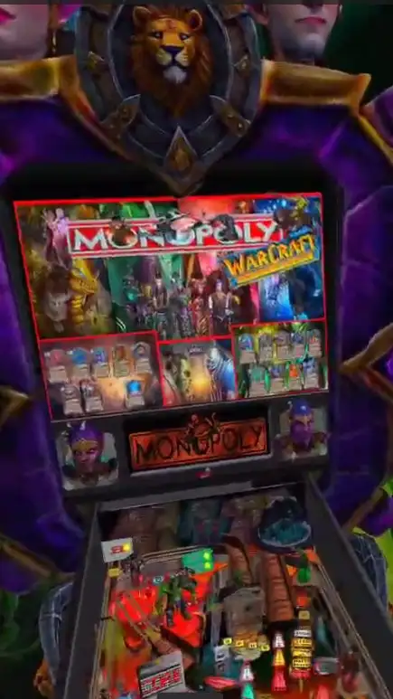 JP’s WOW Monopoly virtual pinball table