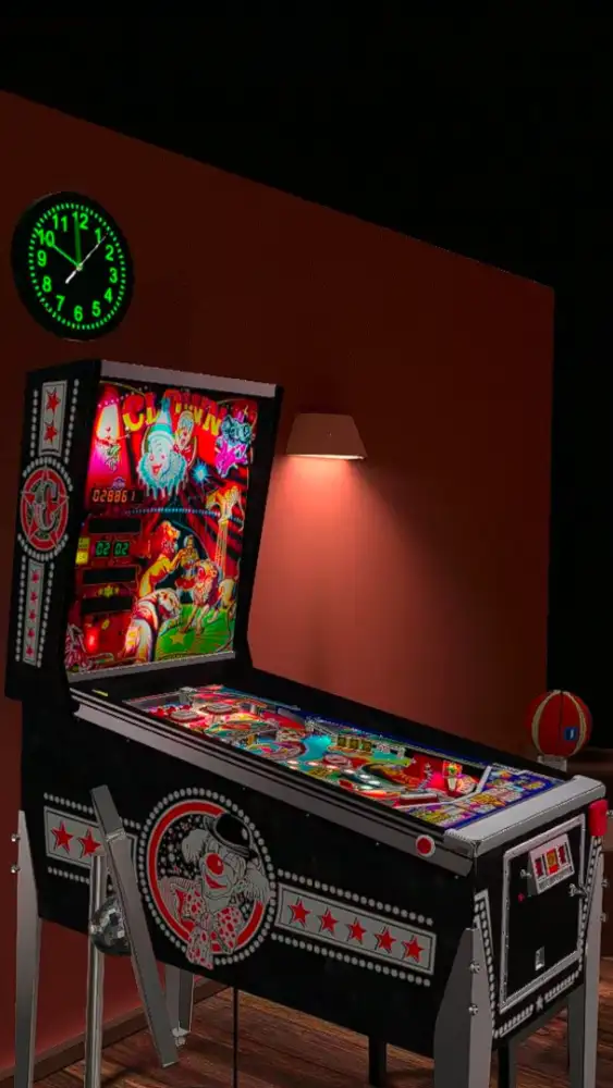 Clown virtual pinball table