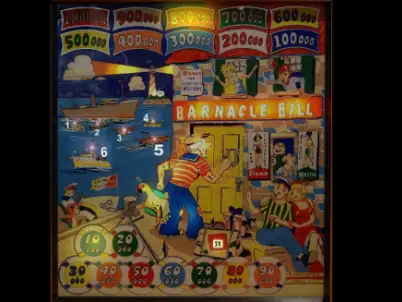 Barnacle Bill virtual pinball table