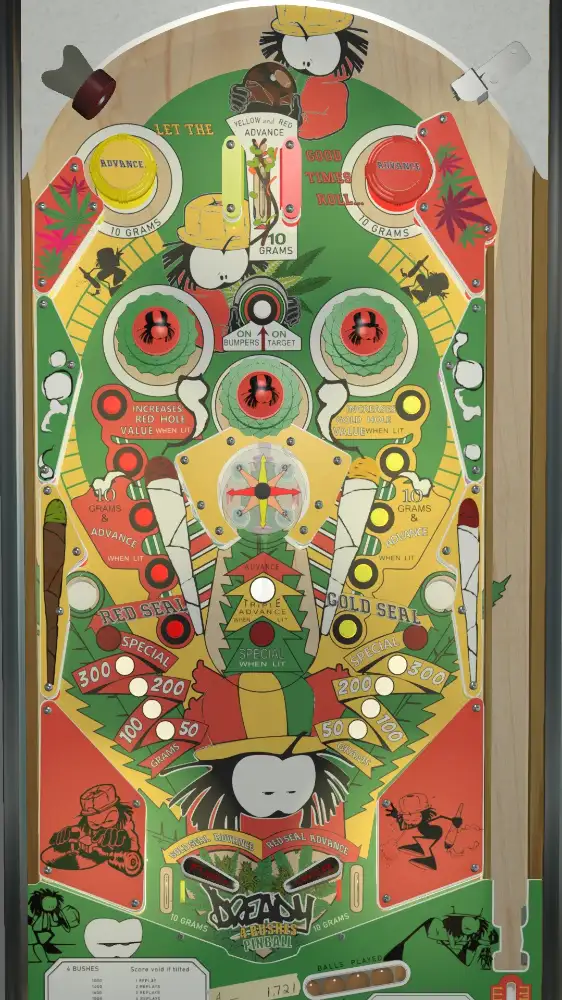 Dready 4-Bushes virtual pinball table