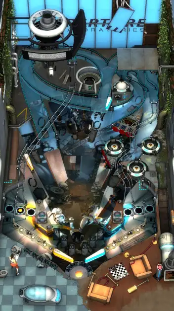 Portal virtual pinball table