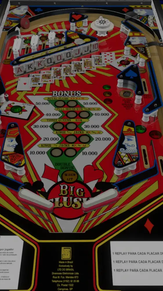Big Flush virtual pinball table