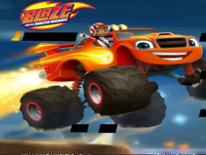 Blaze and the Monster Machines virtual pinball table
