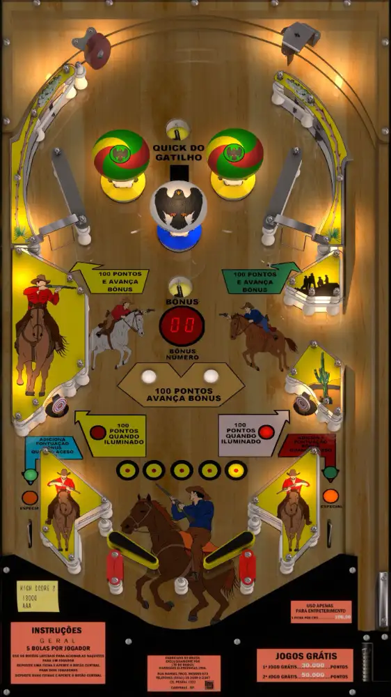 Arizona virtual pinball table