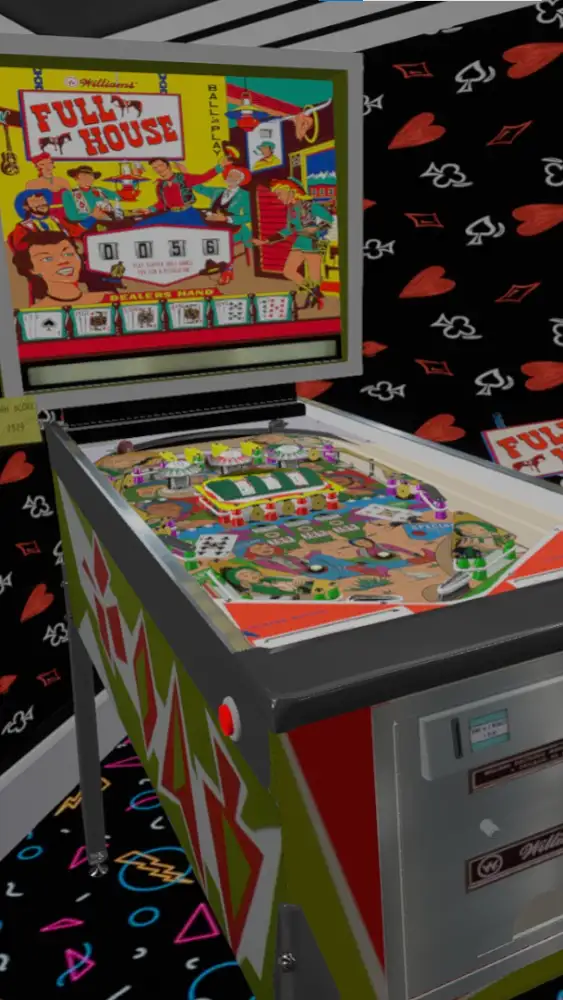 Full House virtual pinball table