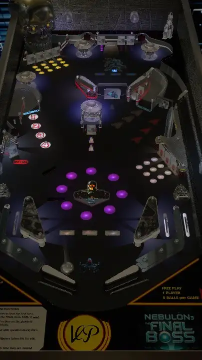 Nebulon 3 – The Final Boss virtual pinball table