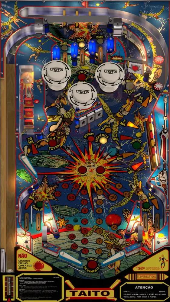 Namkwah virtual pinball table