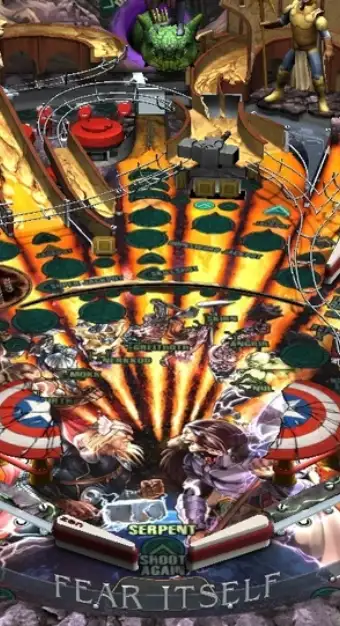 Fear Itself virtual pinball table