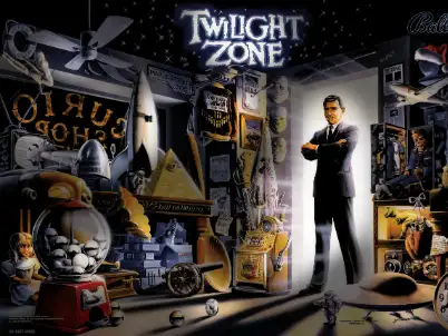Twilight Zone virtual pinball table