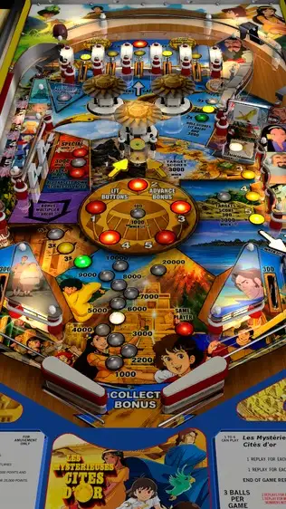 Les Mystérieuses Cités d’or virtual pinball table