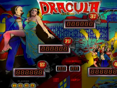 Dracula virtual pinball table