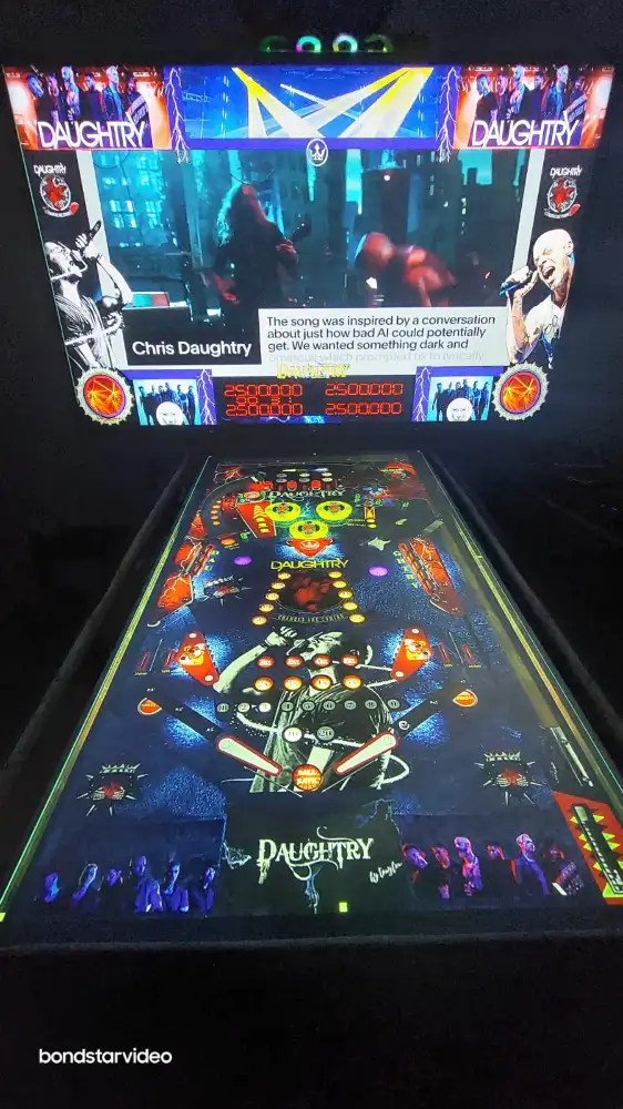 Daughtry virtual pinball table