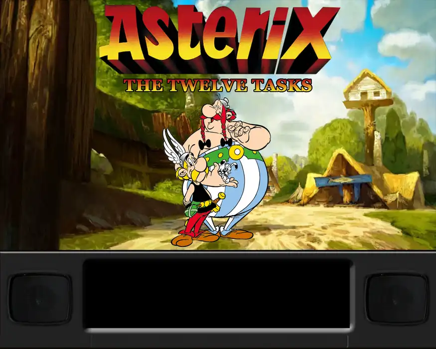 Asterix the Twelve Tasks virtual pinball table