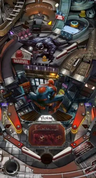 Venom virtual pinball table