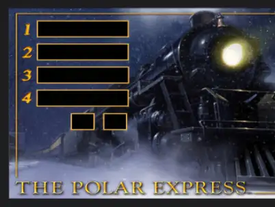 The Polar Express virtual pinball table