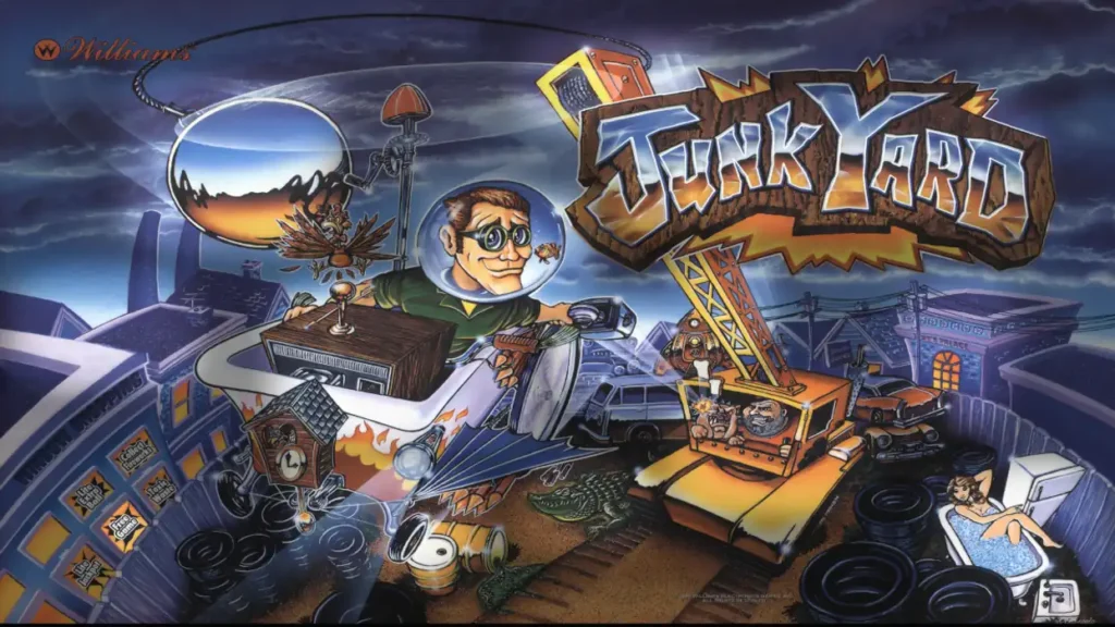 Junk Yard virtual pinball table