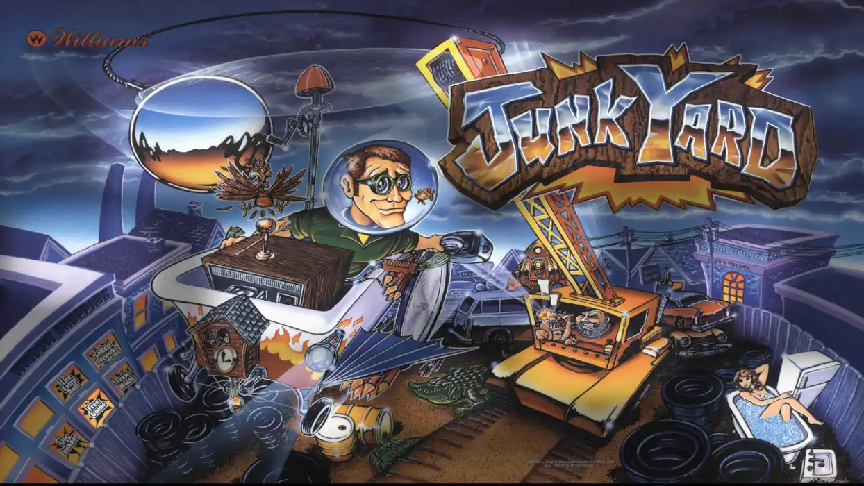 Junk Yard virtual pinball table