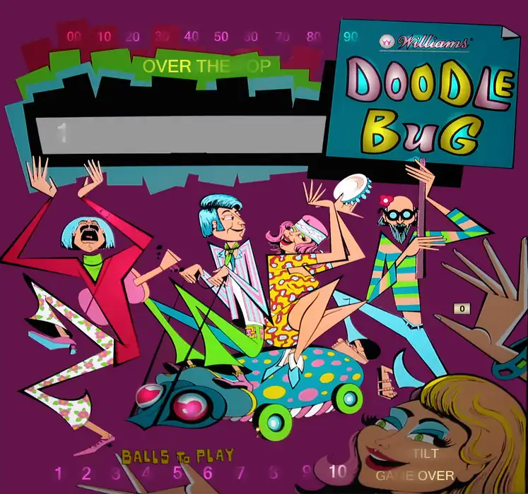 Doodle Bug virtual pinball table