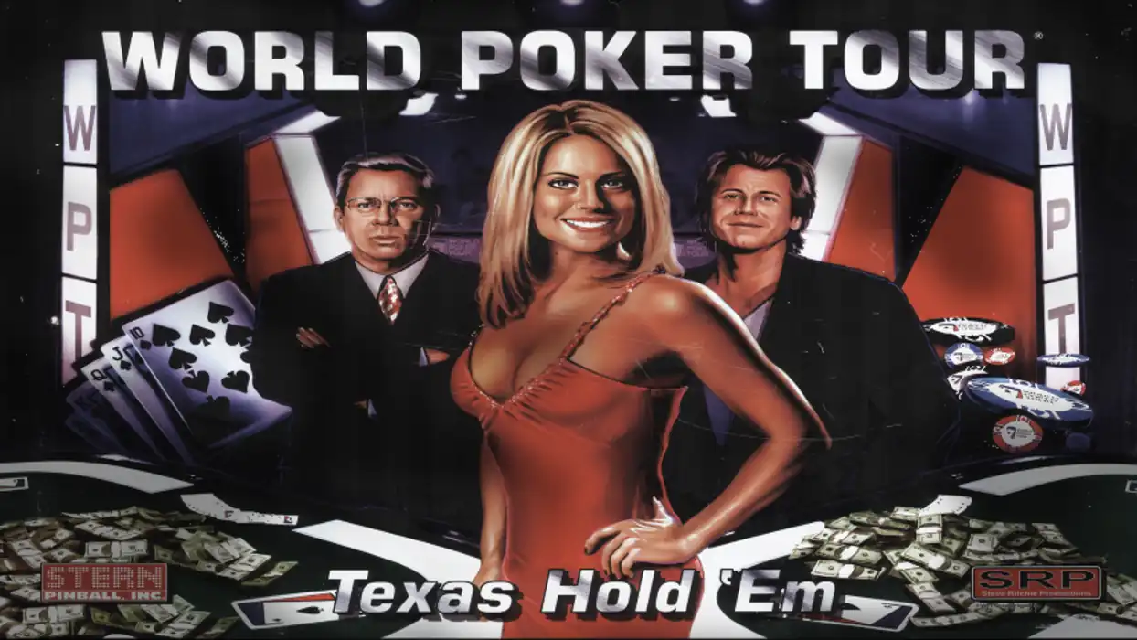World Poker Tour virtual pinball table