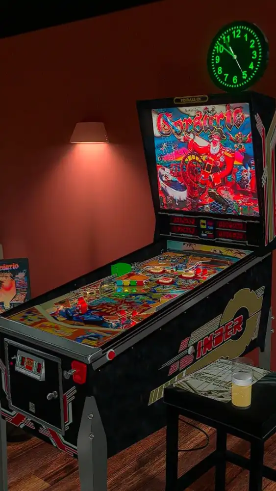 Corsario virtual pinball table