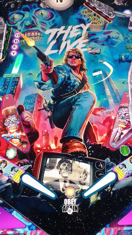 They Live virtual pinball table